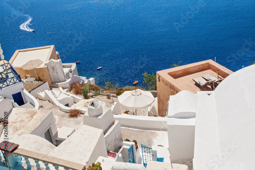 Santorini landscape, Perfect Greece landmark