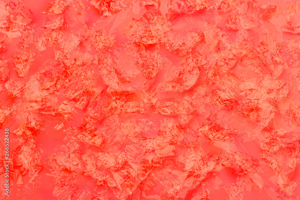 Sparkling trendy coral background, holiday concept and festival Sparkling trendy coral background, holiday concept and festival