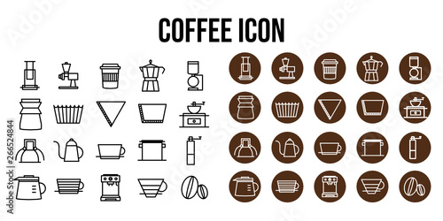 Coffee Icon ui Vector photo
