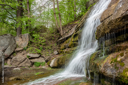 New waterfall in Sophia old dendropark  in the city of Uman  Ukraine
