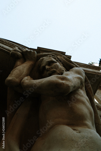 Statue in the city of Gdansk, Pansky Poland photo