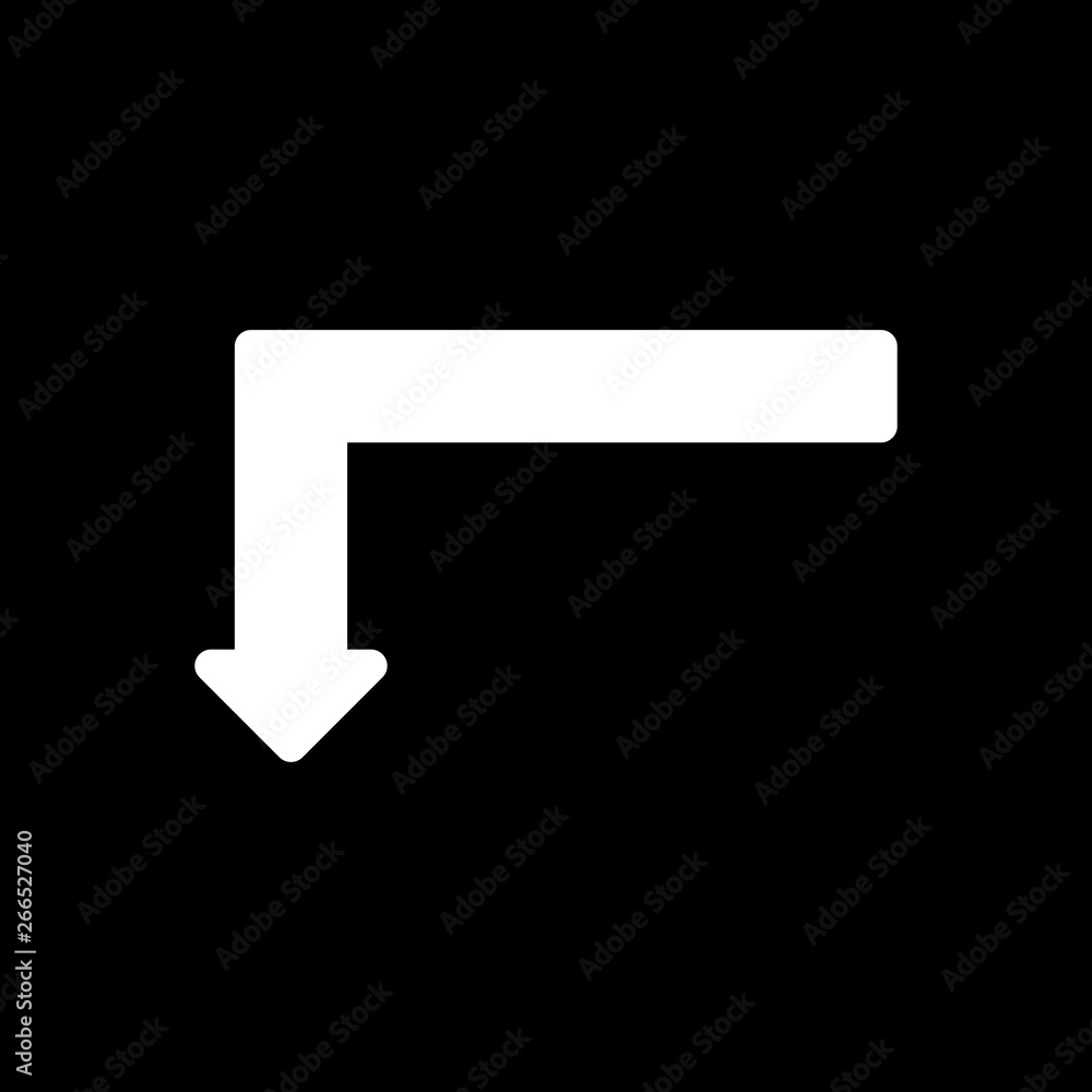 Down Direction Arrow Icon For Your Project Down Direction Arrow Icon For Your Project