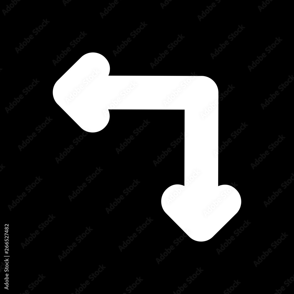 Complex Direction Arrow Icon For Your Project Complex Direction Arrow Icon For Your Project