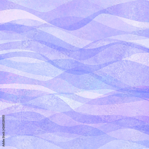 Fototapeta Naklejka Na Ścianę i Meble -  Watercolor transparent wave purple lavender colored background. Watercolour hand painted waves illustration