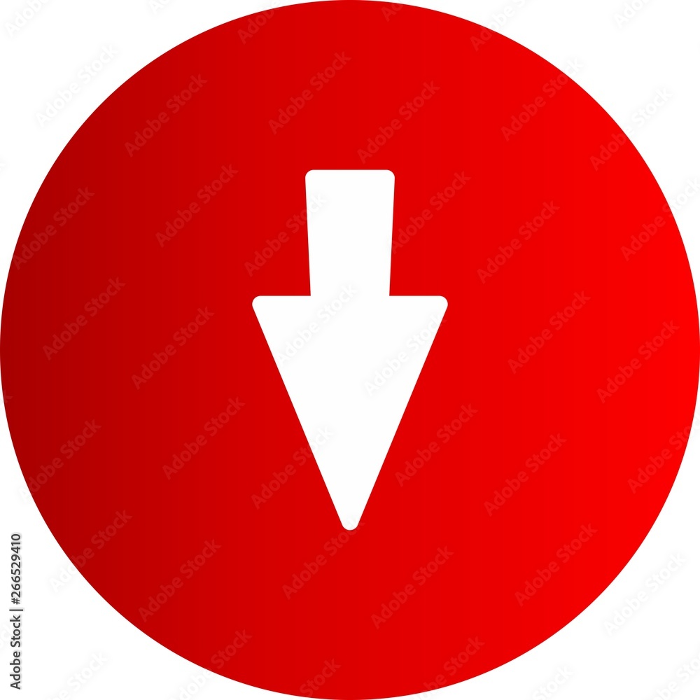 Down Direction Arrow Icon For Your Project Down Direction Arrow Icon For Your Project