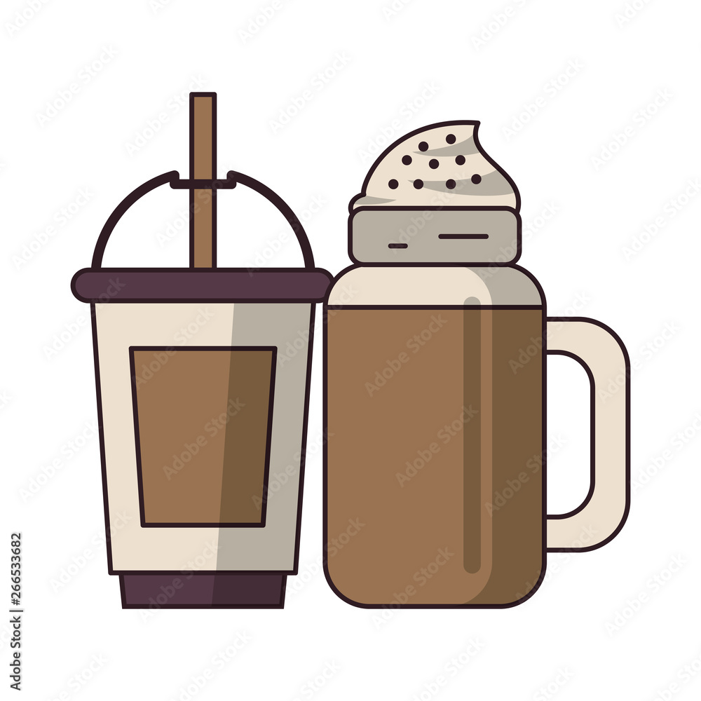 coffee cafe concept cartoon coffee cafe concept cartoon