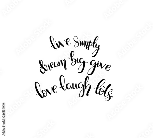 Canvas Print Hand drawn word
