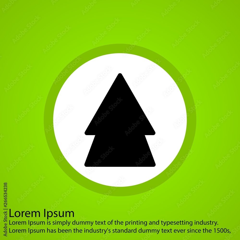 Fototapeta premium Up Direction Arrow Icon For Your Project