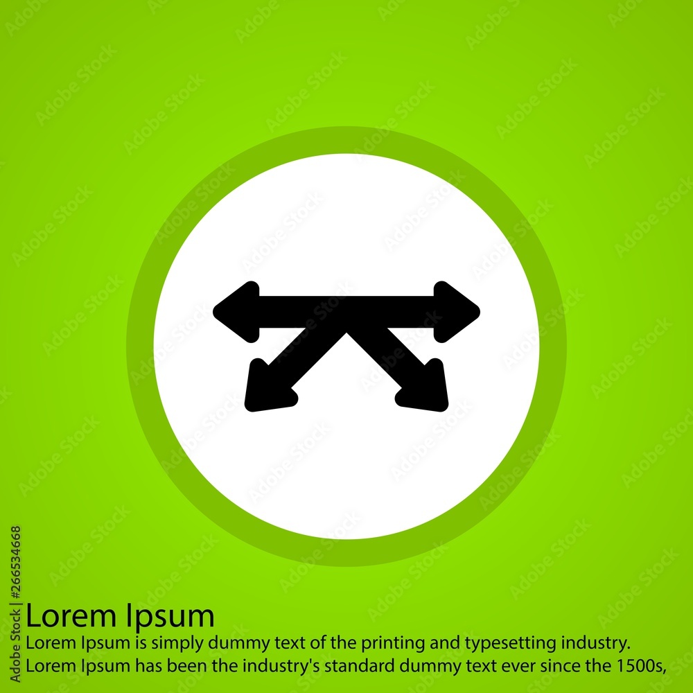 Complex Direction Arrow Icon For Your Project Complex Direction Arrow Icon For Your Project