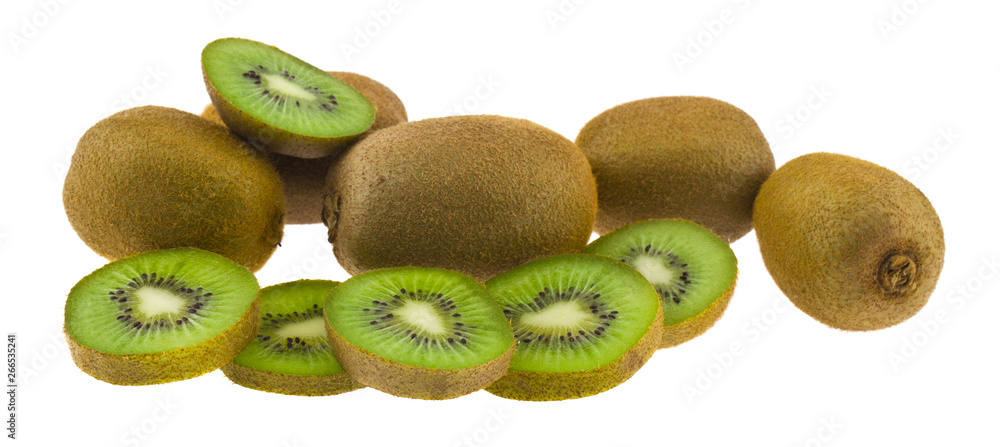 Fototapeta premium kiwi isolated on white background
