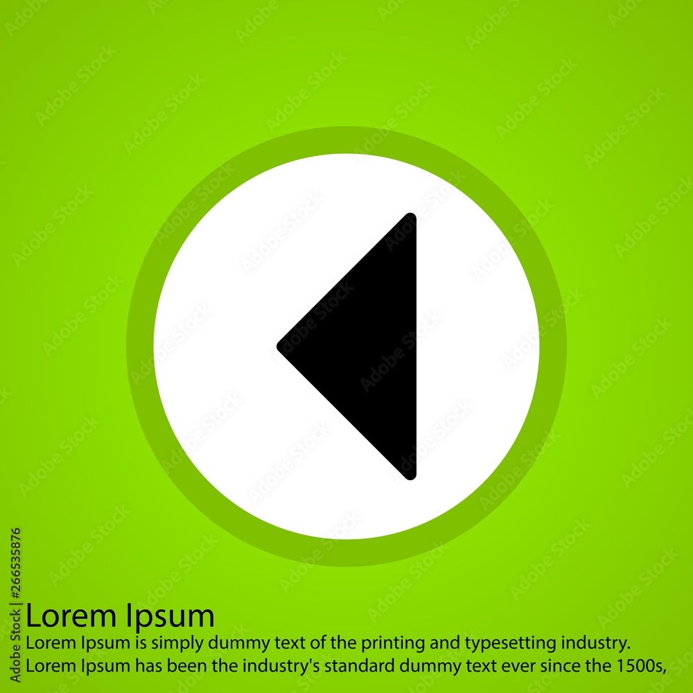 Left Direction Arrow Icon For Your Project
