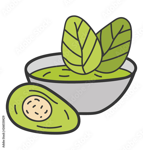 Hand drawn vector of mexican food icon