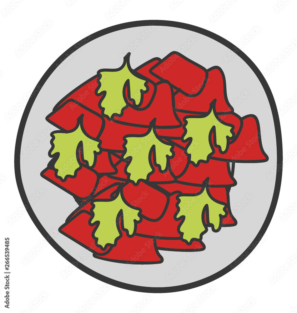 Borsch icon in doodle vector Borsch icon in doodle vector