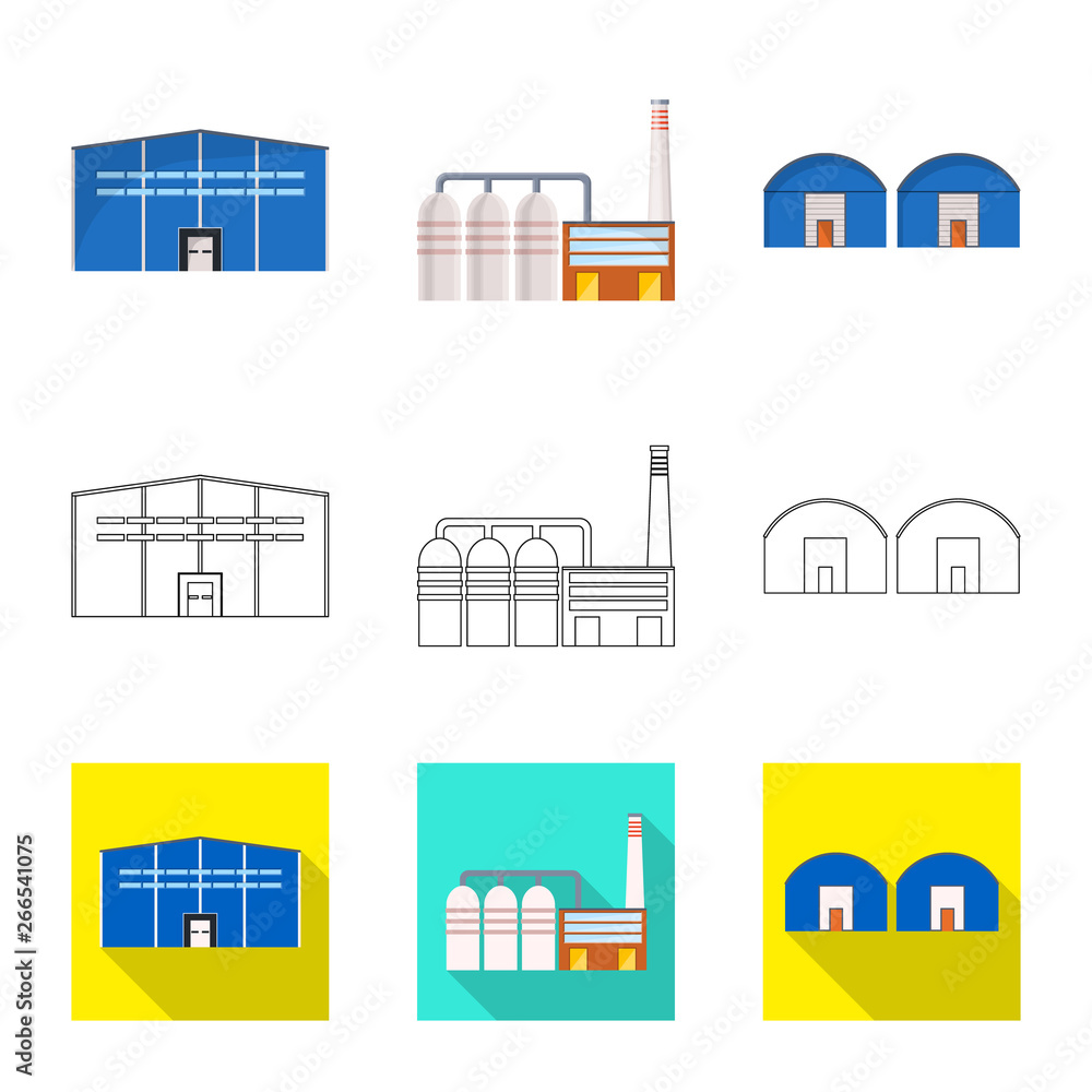 Isolated object of production and structure sign. Set of production and technology stock symbol for web. Isolated object of production and structure sign. Set of production and technology stock symbol for web.