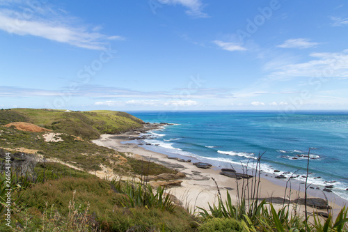 Beautiful Coastline at Omapere  New Zealand