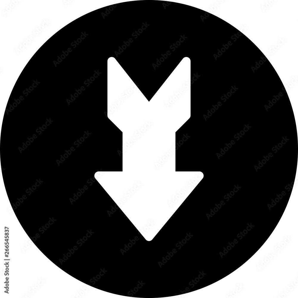 Down Direction Arrow Icon For Your Project Down Direction Arrow Icon For Your Project