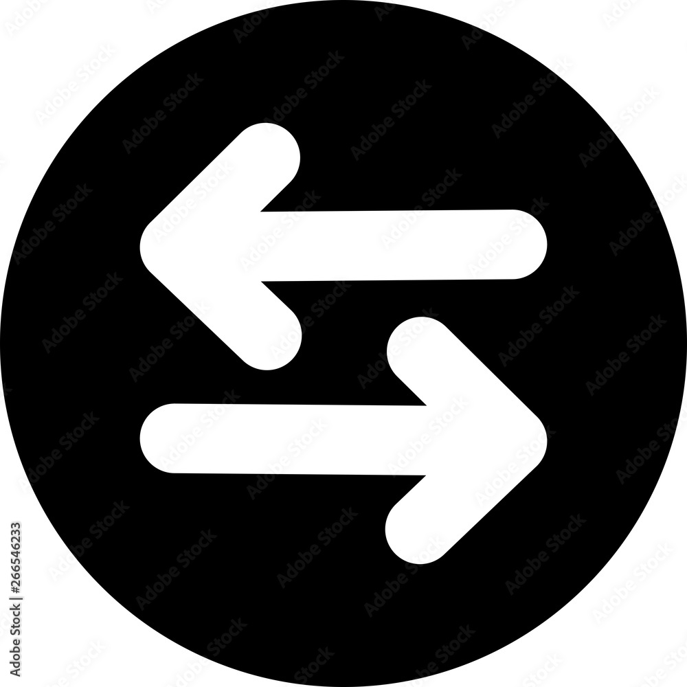 Double Direction Arrow Icon For Your Project Double Direction Arrow Icon For Your Project