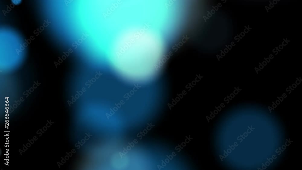 Abstract blue bokeh light blurred motion on dark background loop. FULL HD Abstract blue bokeh light blurred motion on dark background loop. FULL HD