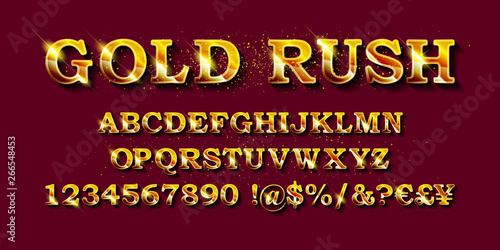 Vector handmade font.