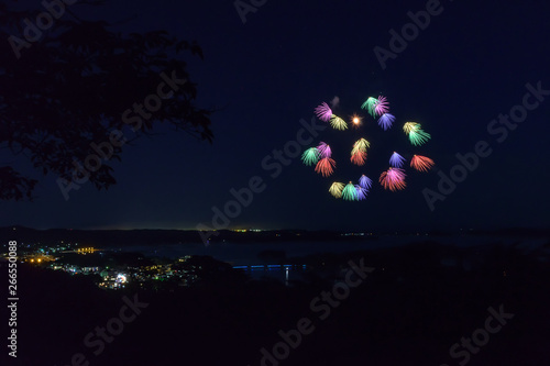 matsushima fireworks 12 inch shell 松島花火 10号玉 photo