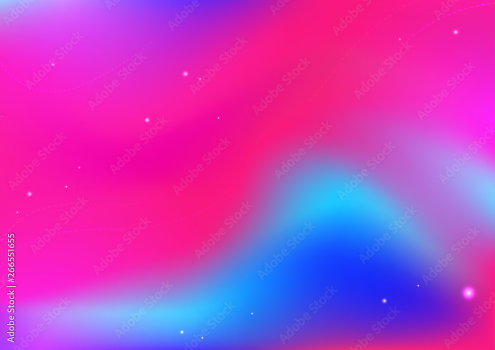Obraz premium Vivid pink and blue gradient background vector illustration.