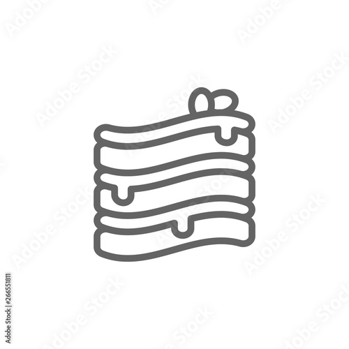 Lasagne, Italy icon. Element of Italy icon. Thin line icon for website design and development, app development. Premium icon