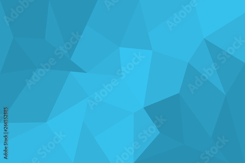 Blue color polygon abstract background