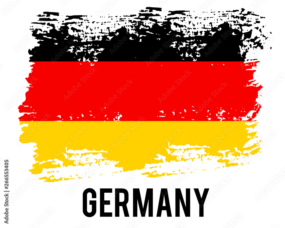 Fototapeta premium Germany flag, official colors and proportion correctly. National Germany flag. Vector illustration. EPS10.