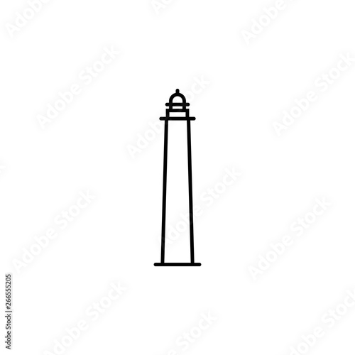 Foros, lighthouse, russia icon. Element of Russian culture icon. Thin line icon for website design and development, app development. Premium icon
