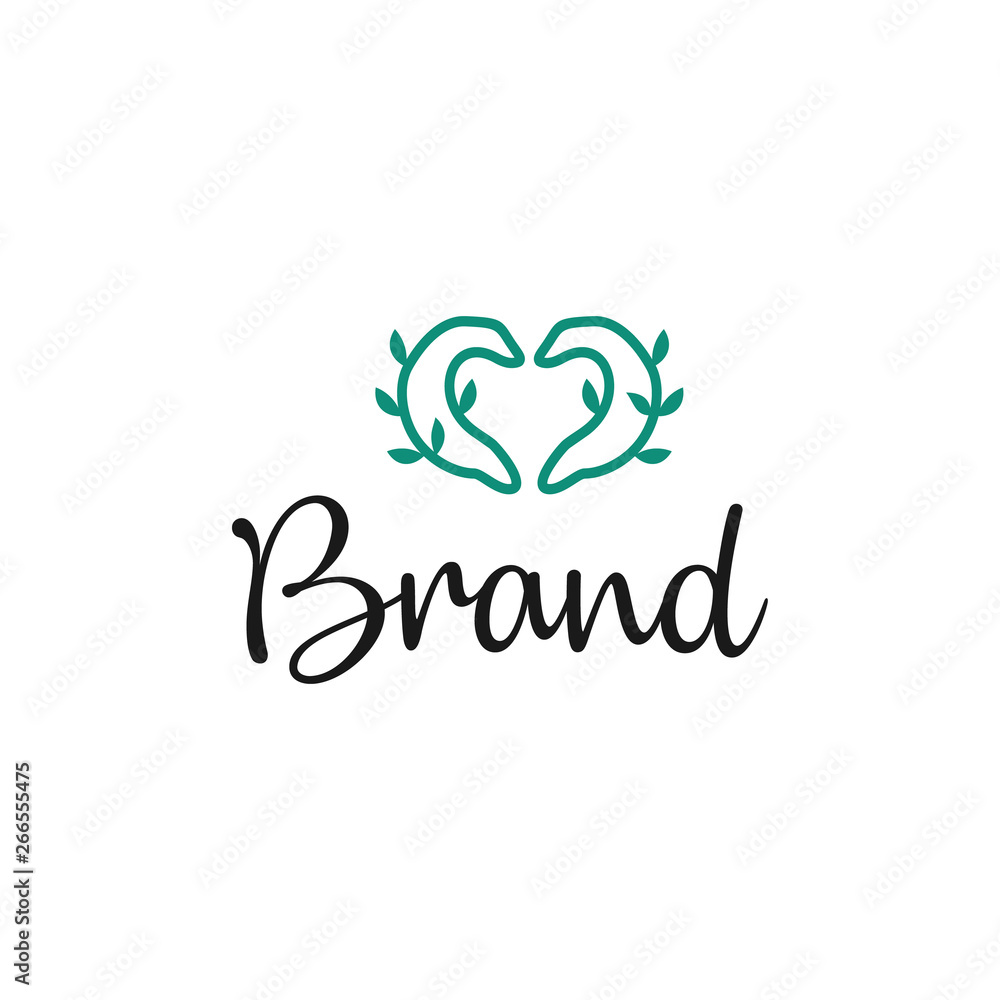 love branch logo design