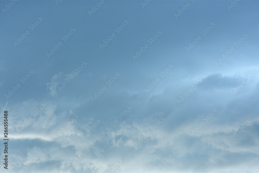 Fototapeta premium blue sky with white clouds