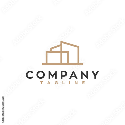 simple real estate logo design