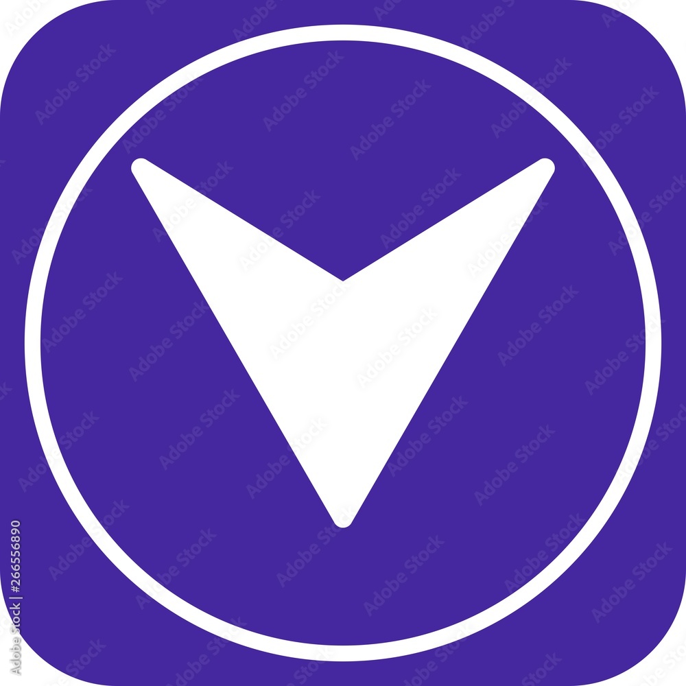 Down Direction Arrow Icon For Your Project Down Direction Arrow Icon For Your Project