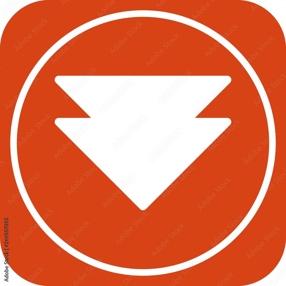 Down Direction Arrow Icon For Your Project Down Direction Arrow Icon For Your Project