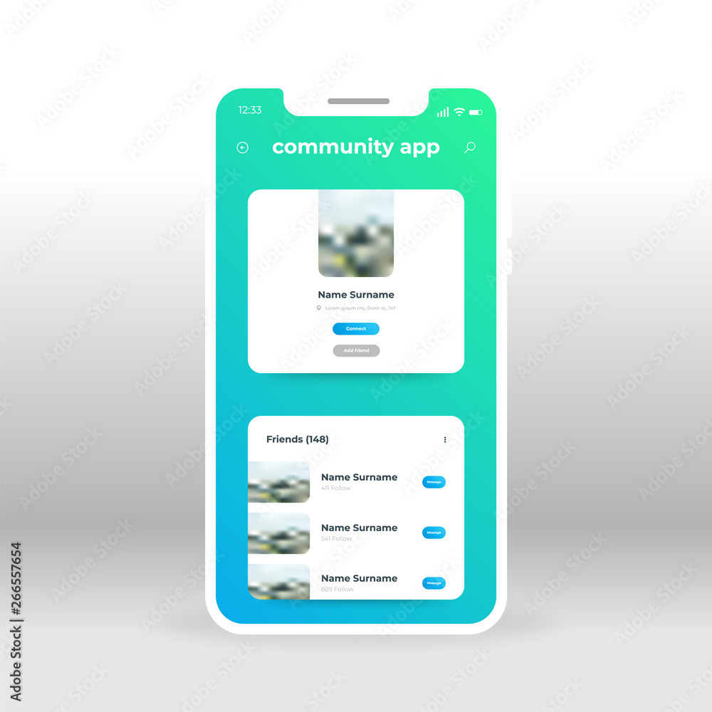 Blue and green liquid background social network UI, UX, GUI screen for mobile apps design. Modern responsive user interface design of mobile applications including Social Network screen Blue and green liquid background social network UI, UX, GUI screen for mobile apps design. Modern responsive user interface design of mobile applications including Social Network screen
