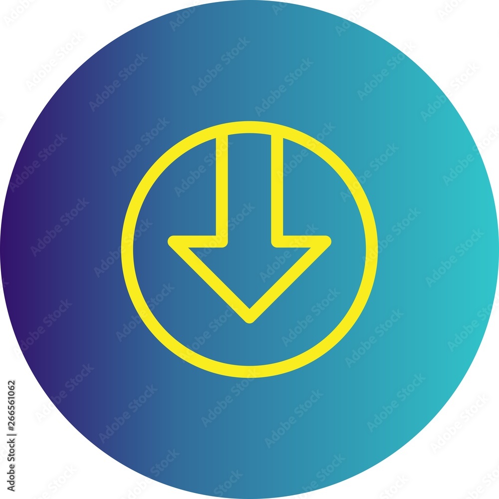 Down Direction Arrow Icon For Your Project Down Direction Arrow Icon For Your Project