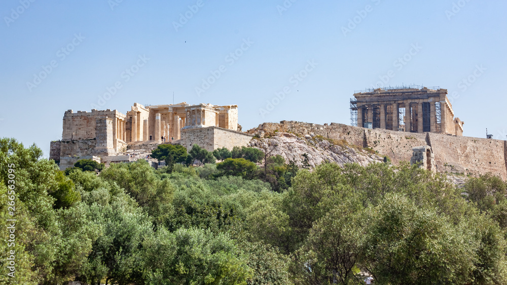 Parthenon temple in Acropolis at Athens, Greece