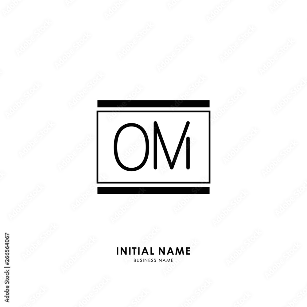 O M OM Initial logo letter with minimalist concept. Vector with scandinavian style logo. O M OM Initial logo letter with minimalist concept. Vector with scandinavian style logo.