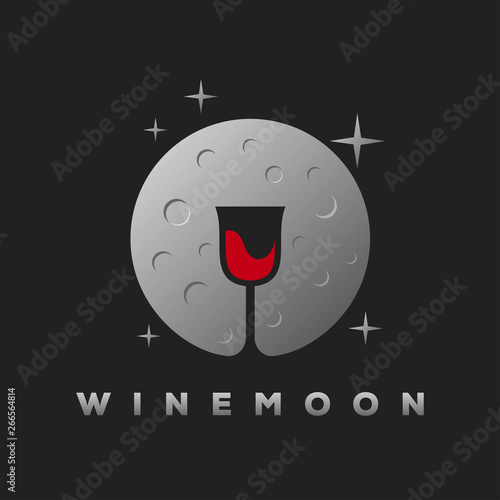 wine moon logo