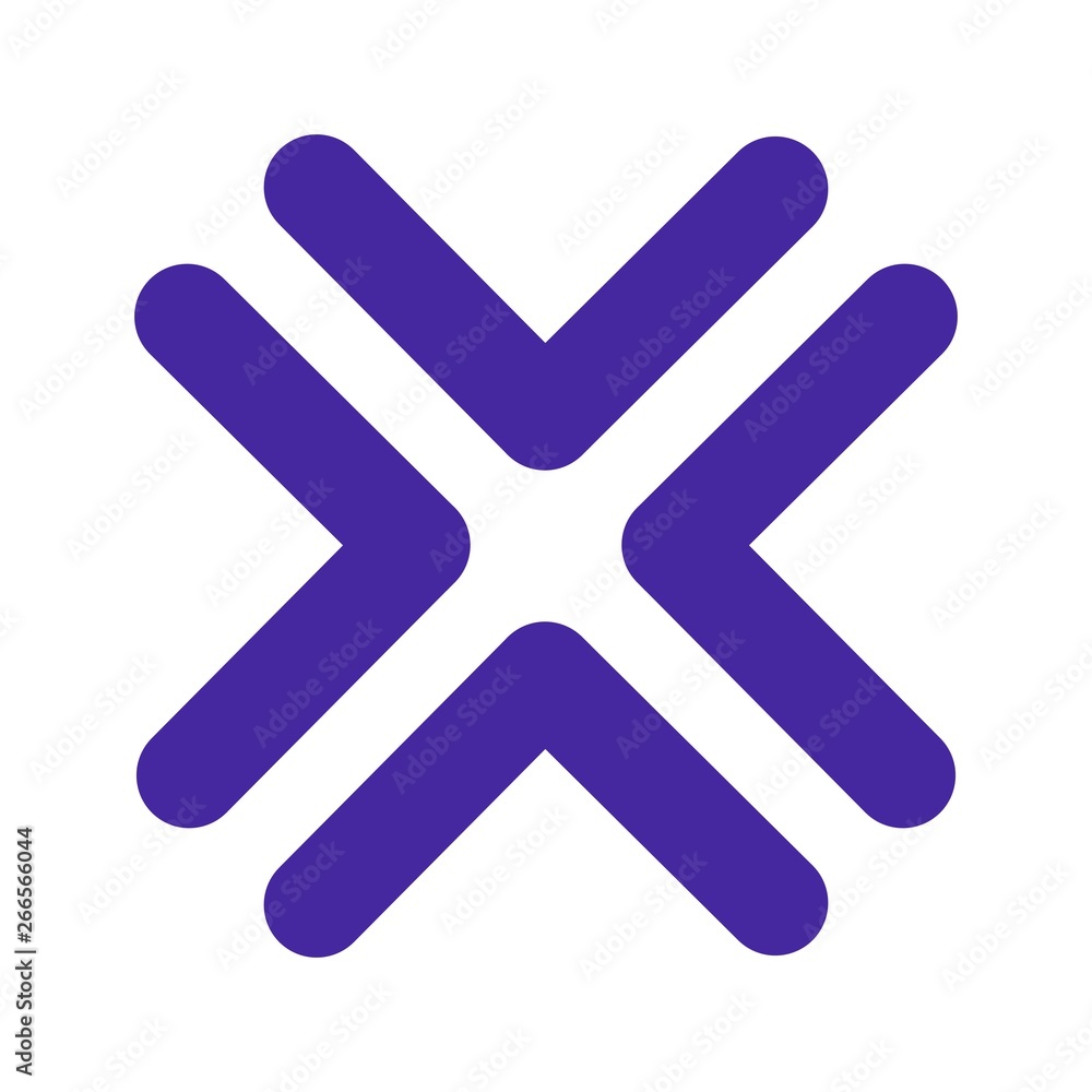 Obraz premium Complex Direction Arrow Icon For Your Project