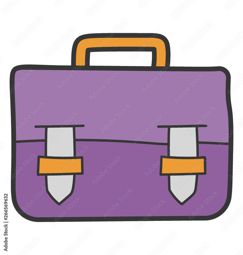 Portfolio icon, flat vector design. Portfolio icon, flat vector design.
