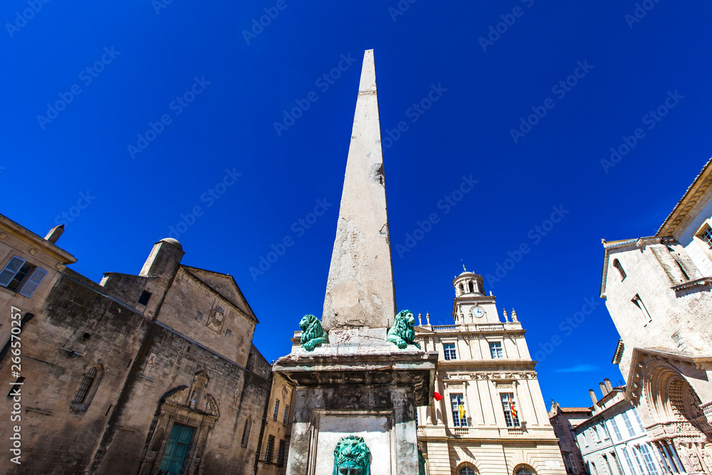 Obelisque d'Arles in France