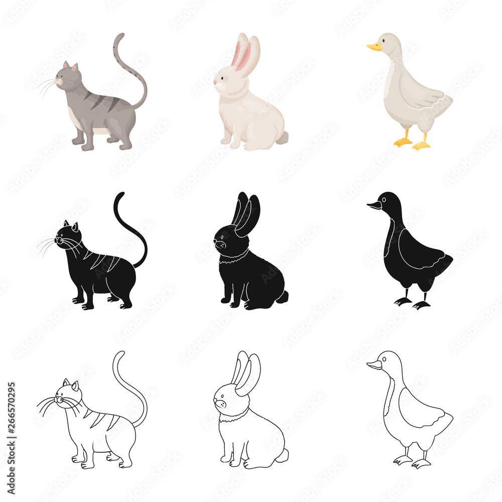 Isolated object of breeding and kitchen logo. Collection of breeding and organic vector icon for stock. Isolated object of breeding and kitchen logo. Collection of breeding and organic vector icon for stock.