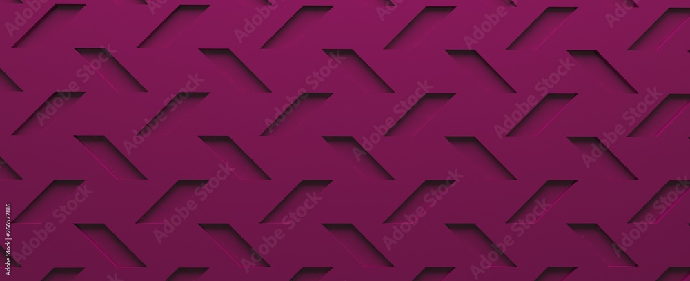 Patrón geométrico tridimensional de madera, plástico y aluminio - mosaico Patrón geométrico tridimensional de madera, plástico y aluminio - mosaico