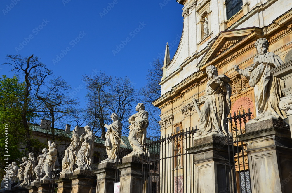 Obraz premium Paisajes urbanos de Cracovia
