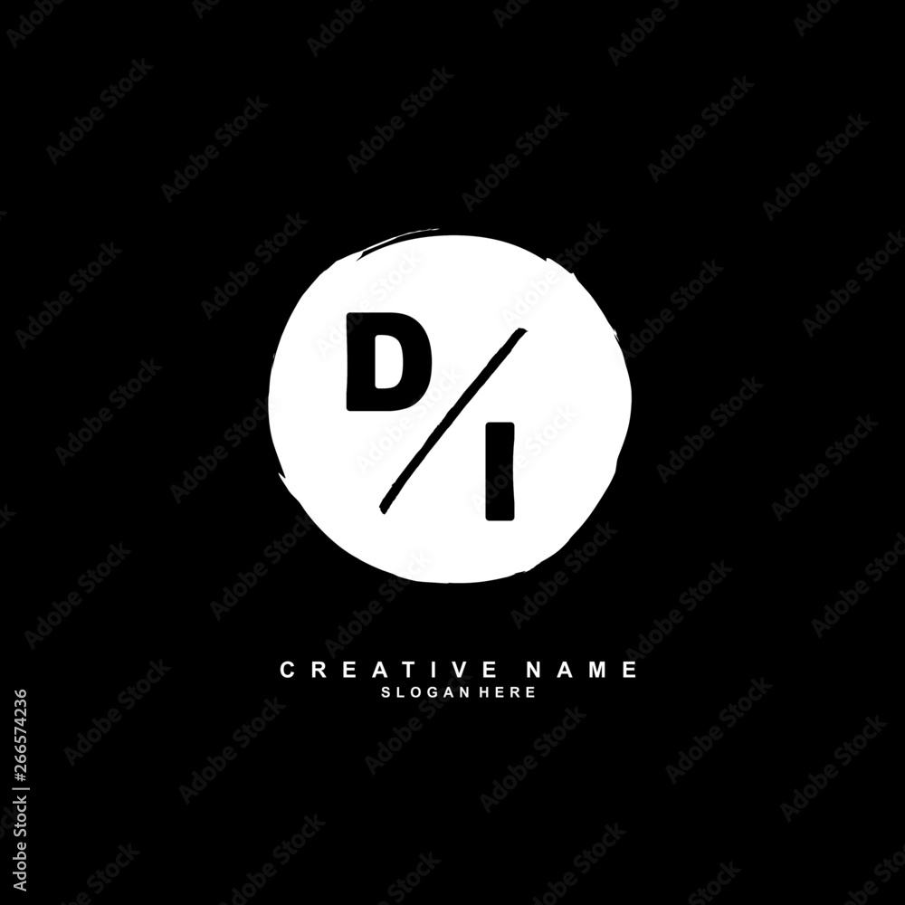 D I DI Initial logo template vector. Letter logo concept D I DI Initial logo template vector. Letter logo concept