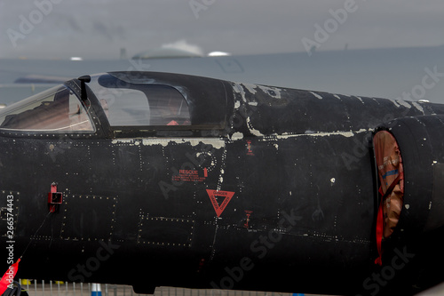 A well weathered cockpit on U-2 Dragon Lady photo