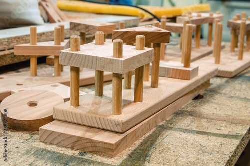 Carpentry workshop for the manufacture of wooden toys
