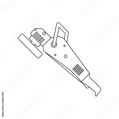 color polishing machine icon. Element of construction tools for mobile concept and web apps icon. Outline, thin line icon for website design and development, app development