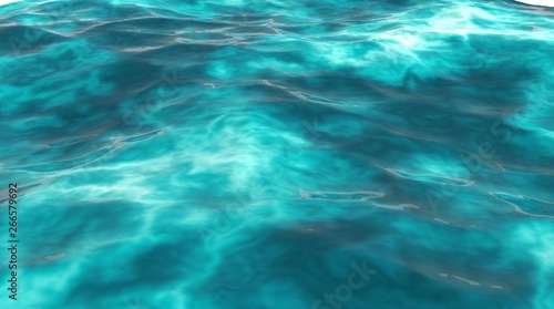 Ocean, Sea Background 3D Rendering